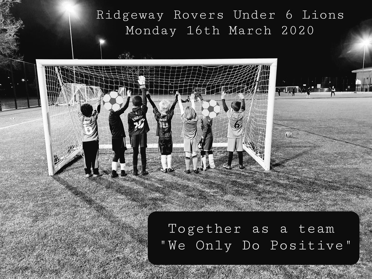 Just over a year ago. The last training session before the national lockdown that changed our lives forever.