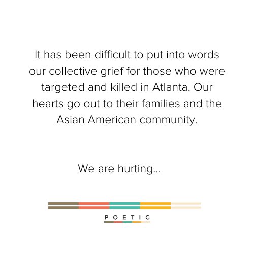 POETICPersists's tweet photo. #StopAsianHate #StopAAPIHate #StopAsianHateCrimes https://t.co/Rw2BjnWfpz