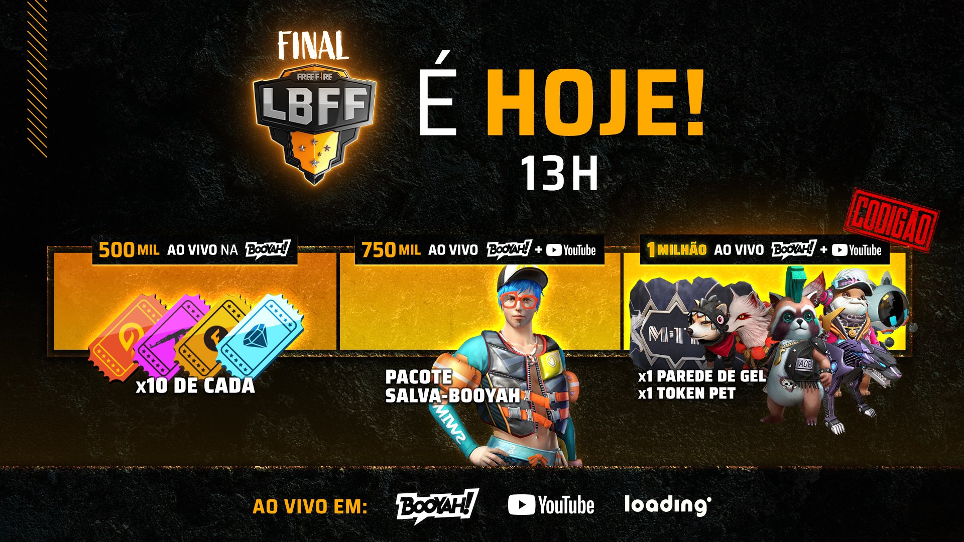 Free Fire Esports BR #LBFF - 🔥🔥 É HOJE 🔥🔥 Além de descobrir