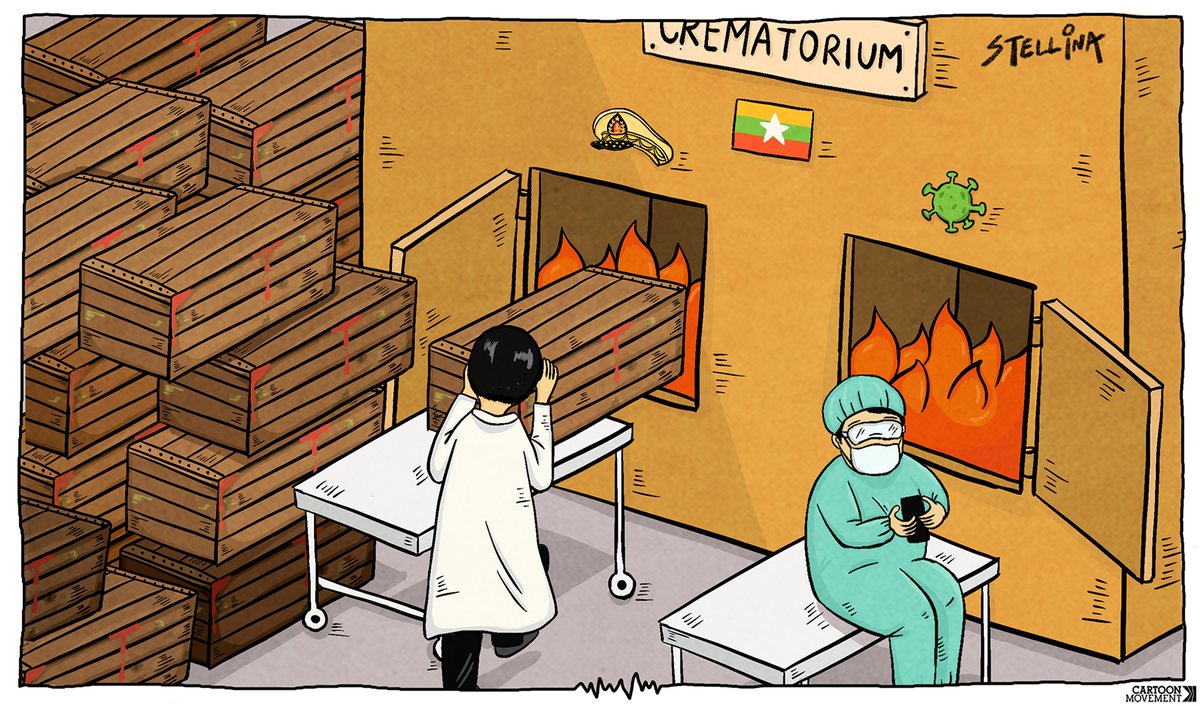 The Cartoon Movement The Crematorium Of Myanmar Today S Cartoon By Toonsbystellina T Co Xvjg9s4mip Myanmar Coup Corona Killings Protests T Co 8nripnsl4z The Cartoon Movement The Crematorium Of Myanmar Today S Cartoon By Toonsbystellina T Co Xvjg9s4mip Myanmar Coup Corona Killings Protests T Co 8nripnsl4z