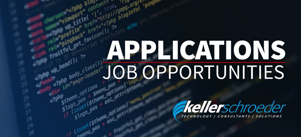 kellerschroeder's tweet photo. Keller Schroeder is in need of a .NET Developer to join our in-house Applications Solutions Group. The role is responsible for designing, developing, supporting, and enhancing software applications for our clients. #ITJobs #AppDev #ksASG
Learn more: https://t.co/12PbKXm9wh https://t.co/ZgTWifE19x