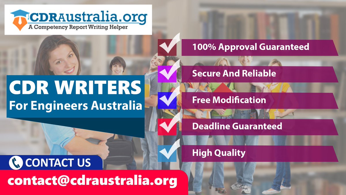 cdraustraliaea's tweet image. Get help from experienced #CDRWritersAustralia from CDRAustralia.Org. Our professional writers are dedicated to providing you quality #CDRWritingServices. They are convenient to 24X7, to offer excellent #CDRWritingHelp.
For more on this, visit cdraustralia.org/cdr-writers-au…