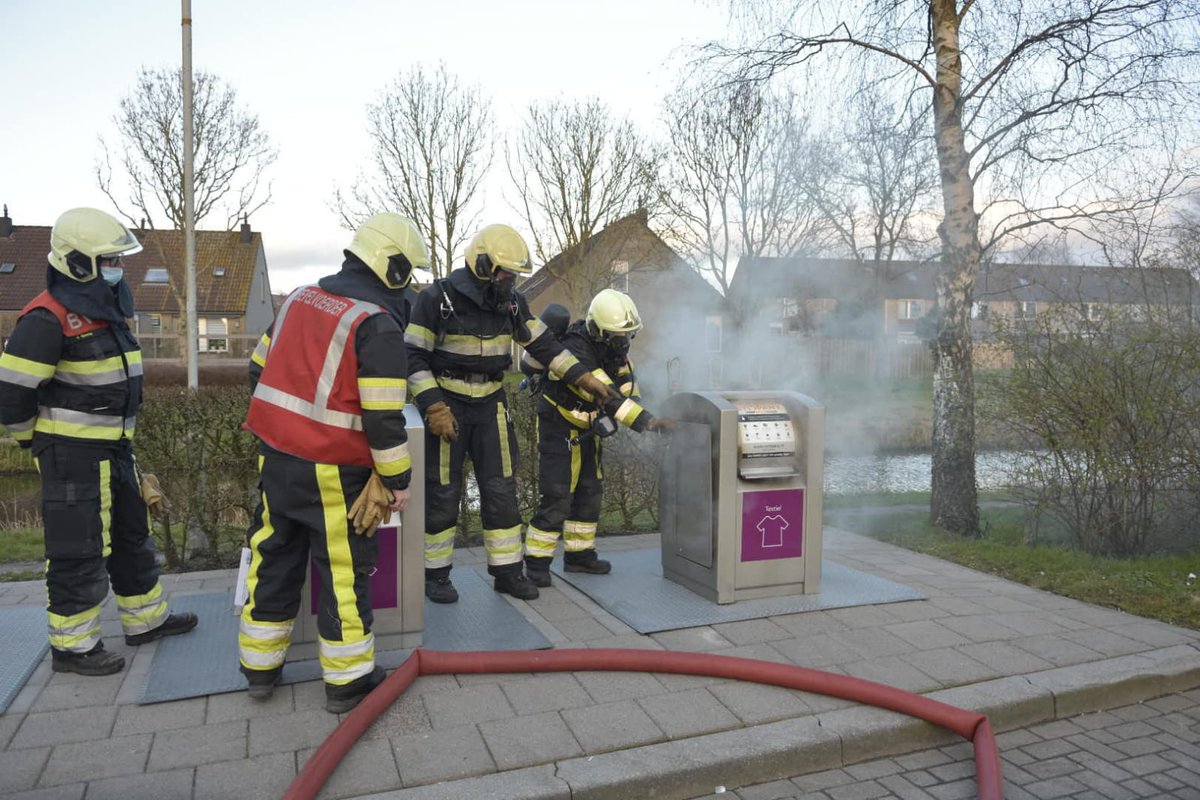 Melding brandweer Douwe Hansmastraat Sneek