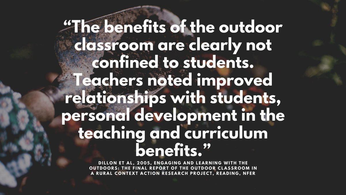 #outdoorlearning is good for teachers too!