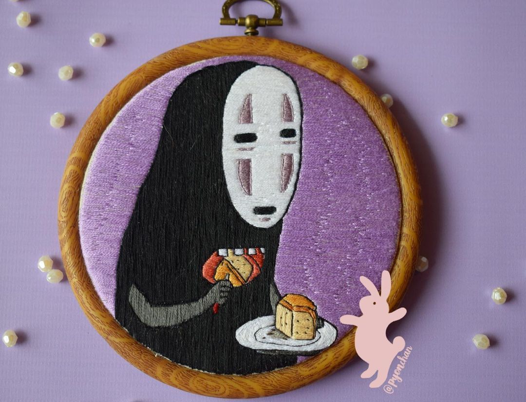 9GAG's tweet photo. Studio Ghibli embroidery🧵

by pyonchan | IG https://t.co/kmVIe1SAUC