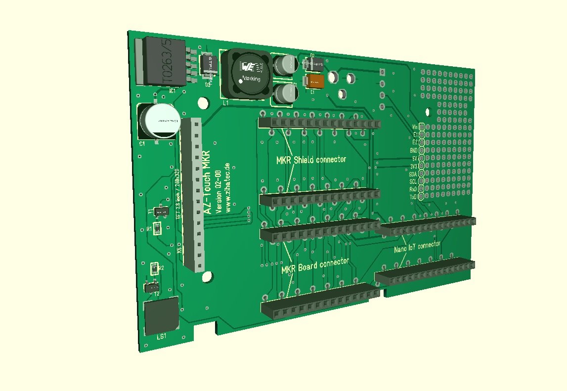 HWHardsoft's tweet image. New pcb layout for AZ-Touch MKR with 2.8 inch display and Nano IoT slot
zihatec.de
#arduinomkr #arduinonano #nanoiot33 #aztouch #arduitouch #arduino #wallmount #iot #enclosure #touchscreen #pcb #pcblayout