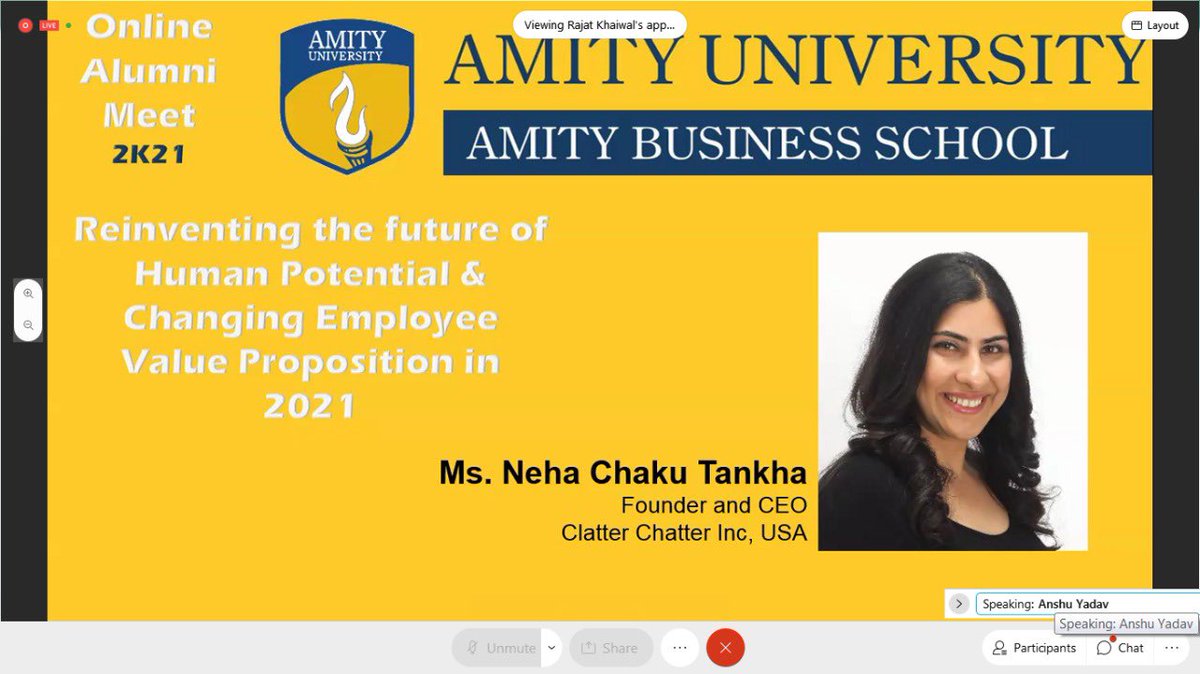 Neha Chaku Tankha (@nehachakutankha) on Twitter photo It is always a pleasure to go back to your Alma Mater <a href="/AmityUni/">Amity University</a> . It’s like going back home . Thank you so much <a href="/AmityPresident/">Atul Chauhan</a> for gracing the occasion. Hope I get an opportunity to meet you in person . 🙏 #educationmatters #knowledgeispower It is always a pleasure to go back to your Alma Mater <a href="/AmityUni/">Amity University</a> . It’s like going back home . Thank you so much <a href="/AmityPresident/">Atul Chauhan</a> for gracing the occasion. Hope I get an opportunity to meet you in person . 🙏 #educationmatters #knowledgeispower