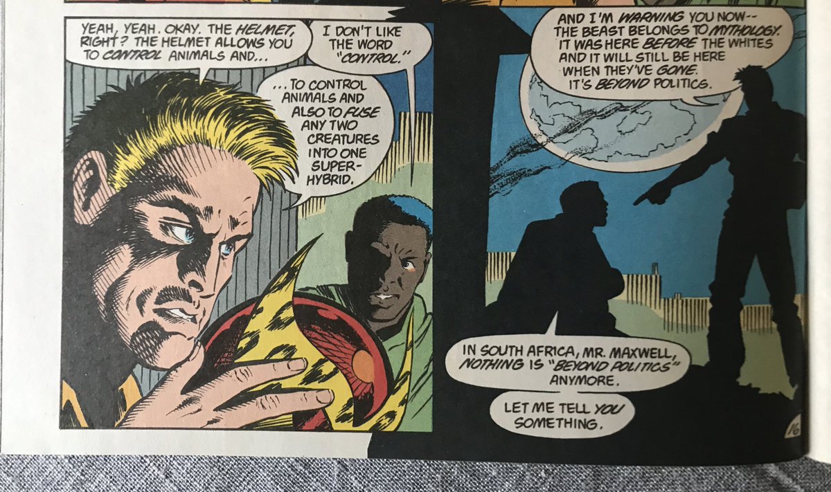 The comic is littered with these insightful moments like these, where these nuggets of truth slip out of the mouths of the cast ... it all feels like we’re on the cusp of realising something huge about ourselves. This argument between Dominic & Maxwell is particularly poignant.