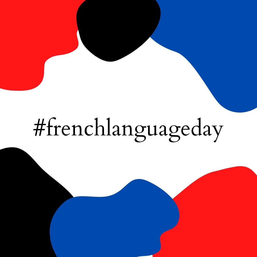 🇫🇷FRENCH LANGUAGE DAY🇫🇷
Today is the day! Make sure you share how you celebrate with us using #frenchlanguageday