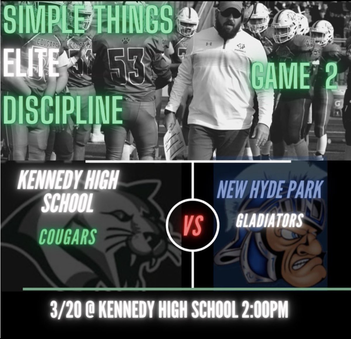 BellmoreJFK's tweet photo. Best of luck to our @BellmoreJFK varsity football team in their first home game of the season today. #HuntSuccess https://t.co/UVreqjOinX
