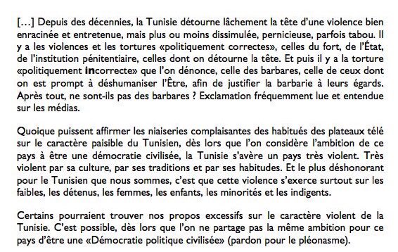 la culture de la violence est bien enracinée.Et, à non point douter, l& #39;appréciation de la marche vers une société plus civilisée est non détachable de la façon avec laquelle nous luttons contre la violence & la cruauté.Img1: mes propos datant de 2015Img2: sans commentaires3/3