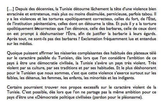 la culture de la violence est bien enracinée.Et, à non point douter, l'appréciation de la marche vers une société plus civilisée est non détachable de la façon avec laquelle nous luttons contre la violence & la cruauté.Img1: mes propos datant de 2015Img2: sans commentaires3/3