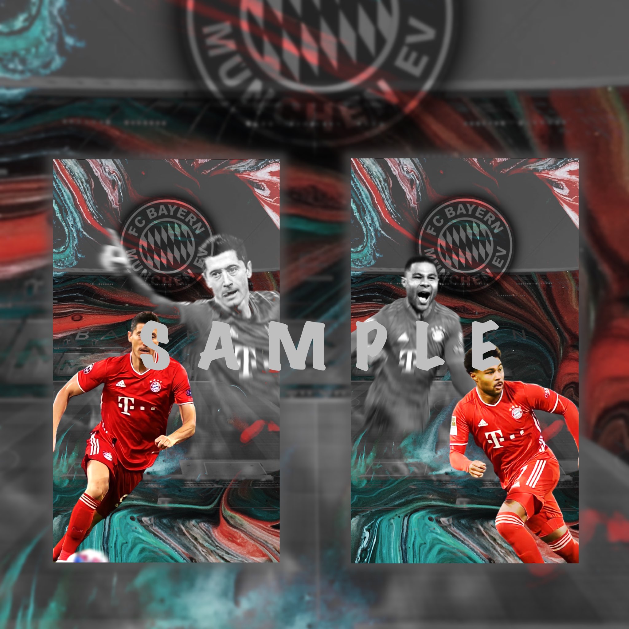 K サッカー壁紙配布 Wallpaper Of The Team 今回は第4弾として バイエルン ミュンヘンの選手を 壁紙で作ってみました 欲しい方はいいね Rtして欲しい選手をリプで言ってくだされば Dmでお渡しします 予めdm解放をお願いします サッカー