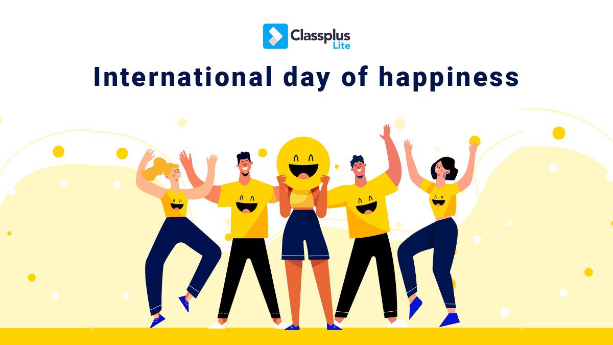 ClassplusLite's tweet image. A happy and pleasant mind will lead to better results in life. These results can be having a good test score or just a jolly day overall. Don&apos;t forget to smile for yourself!

#ClassplusLite #teachingapp #studyonline #happinessday #smile #onlineclasses #empoweringeducators