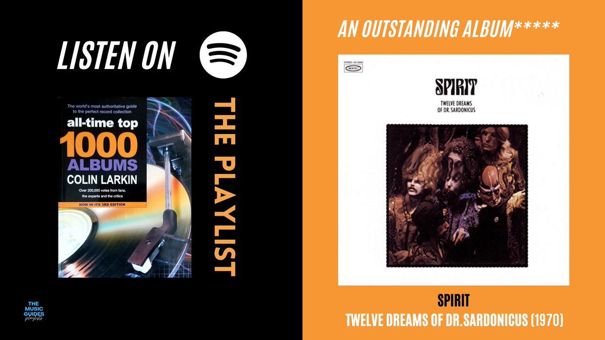🎶Spirit - Twelve Dreams of Dr. Sardonicus (1970)

An outstanding album⭐️⭐️⭐️⭐️⭐️ 

"This is such an excellent album it is hard to imagine that Spirit were not a more successful band."
- @colinmusopedia 

🎧Listen here: open.spotify.com/playlist/3KOwU…

#70s #70smusic