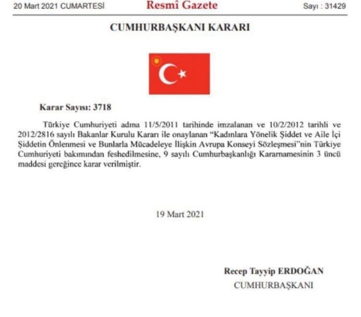 IstanbulSCP's tweet photo. İstanbul Sözleşmesinin Feshi konusunda İrade ortaya koyan 
Sn. Cumhurbaşkanımız başta olmak üzere, Adalet Bakanımıza,çalışmamıza destek veren sivil toplum kuruluşlarına medya mensuplarına ve halkımıza şükranlarımızı sunuyoruz.@RTErdogan @abdulhamitgul #İstanbulSözleşmesineHayır https://t.co/ztZpN9pgZJ