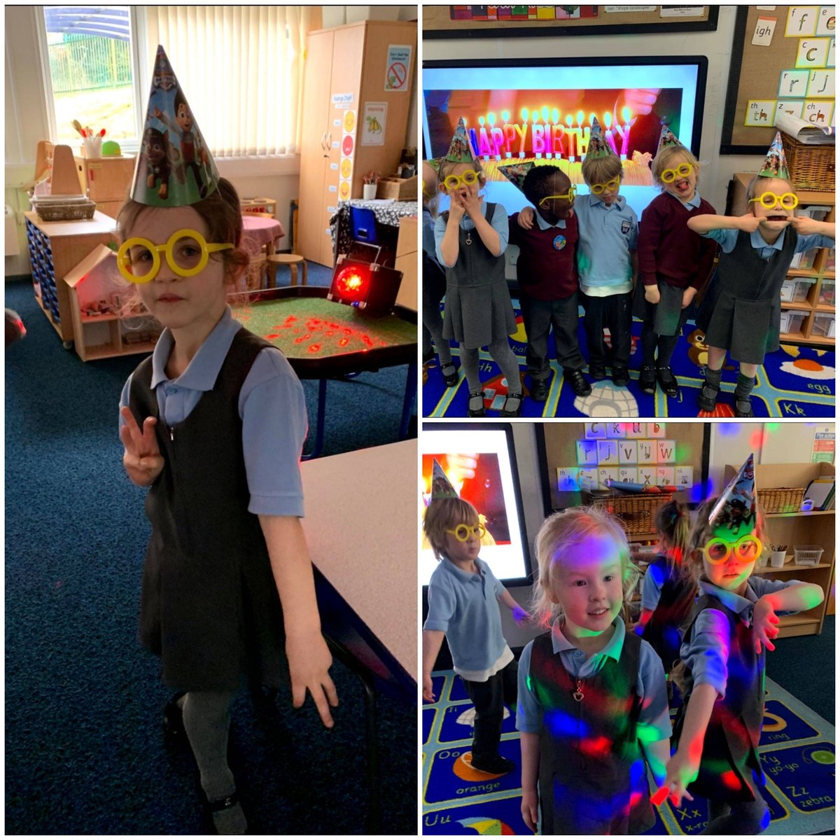 StaffordGrammar's tweet image. Reception celebrated Tawana&apos;s birthday yesterday.  Lots of fun and sugar was had by all.
#SGSBeSomeone #SGSPrep #SGSReception