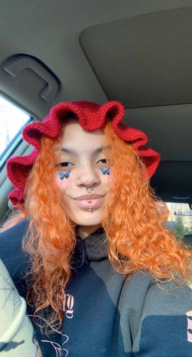 blazeandcross's tweet photo. my new orange hair,,, very CUTE!! https://t.co/kLMtvQkQl4