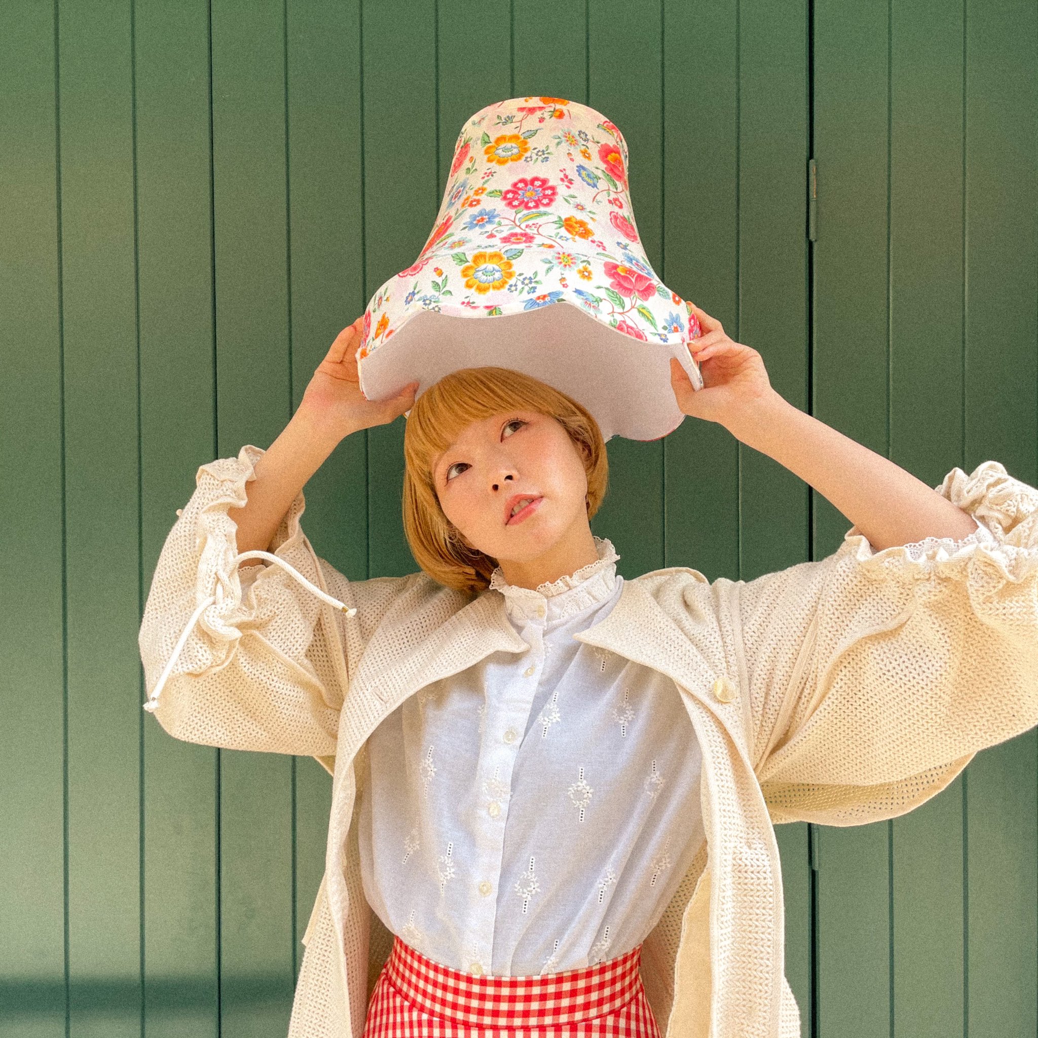 現品限り一斉値下げ！ あさぎーにょ  X: on エプロン・三角巾