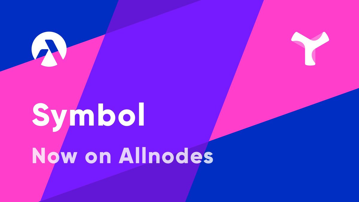 We are happy to announce that #Symbol (from <a href="/NEMofficial/">NEM</a>) is now supported by #Allnodes. Launch your $XYM Supernodes and Harvester Nodes as well in a few clicks and enjoy the top-notch service.

Host now: allnodes.com/xym/host