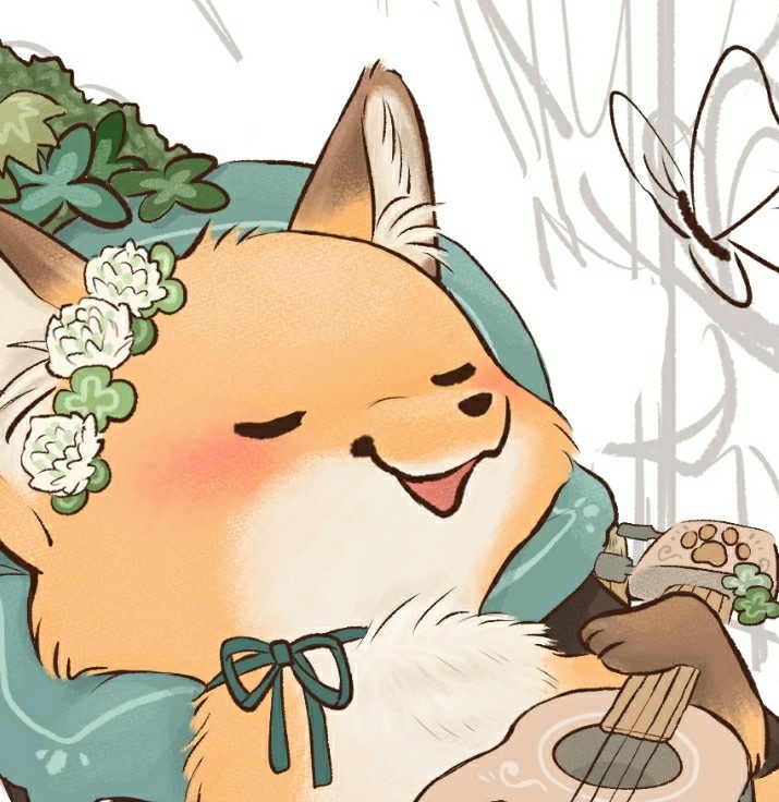 Memegmu's tweet photo. 🦊🍀 https://t.co/x17APAV0Iq