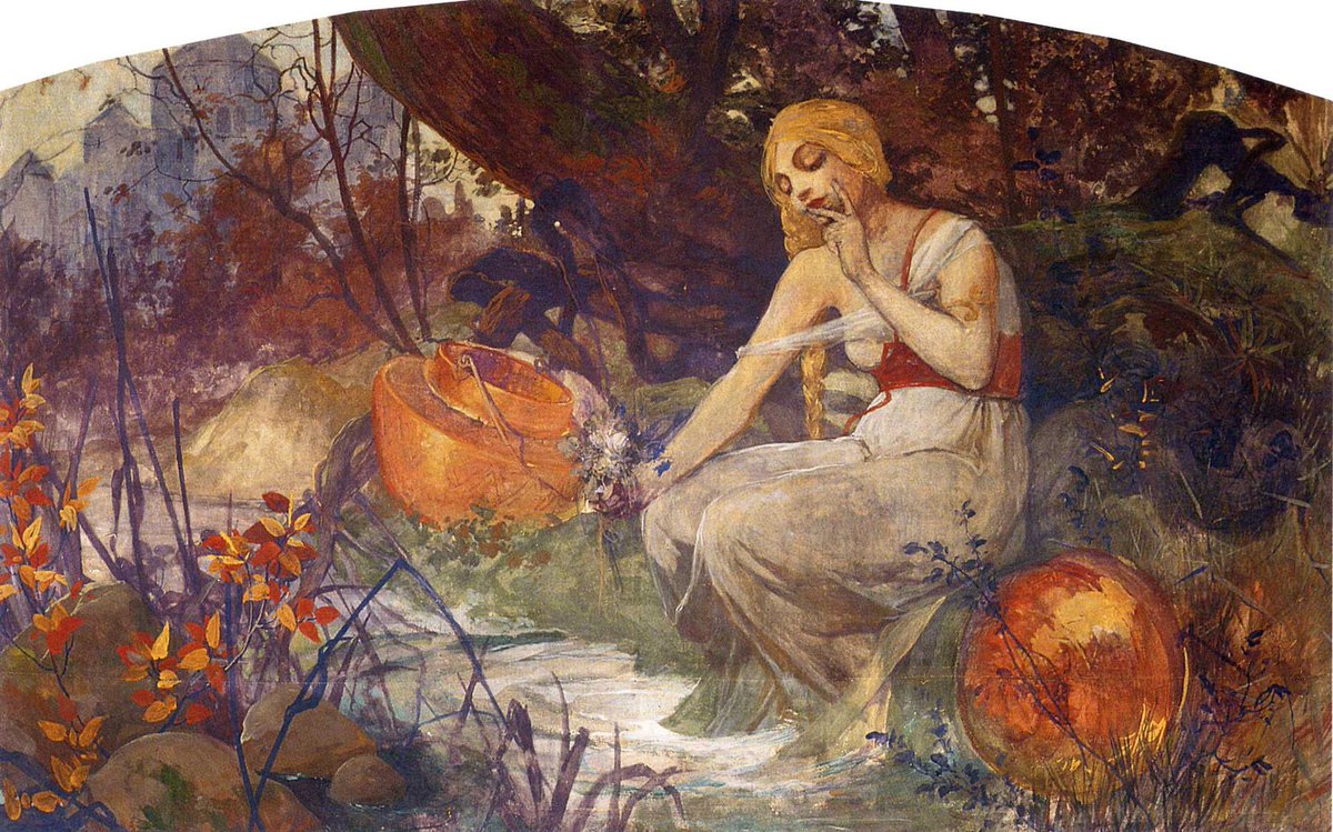 fancie18's tweet photo. #apaintingaday a wee review of the galleries, I have visited beyond UK shores. Today we visit the Czech Art Nouveau of #AlphonseMucha, #MuchaMuseum, Prague includes the classic art pieces as well as stunning paintings https://t.co/UgRq4leBLD