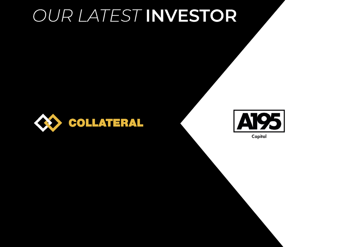CollateralDefi's tweet photo. We are excited to announce our second strategic investor @A195Capital 

Their portfolio includes quality investments such as  @Polkadot, @chainlink, @MoonbeamNetwork, @UniLend_Finance, @compoundfinance and many other Tier-1 projects. 

#Collateral #DeFi $COLL #collateraldefi https://t.co/kKAs26z61q