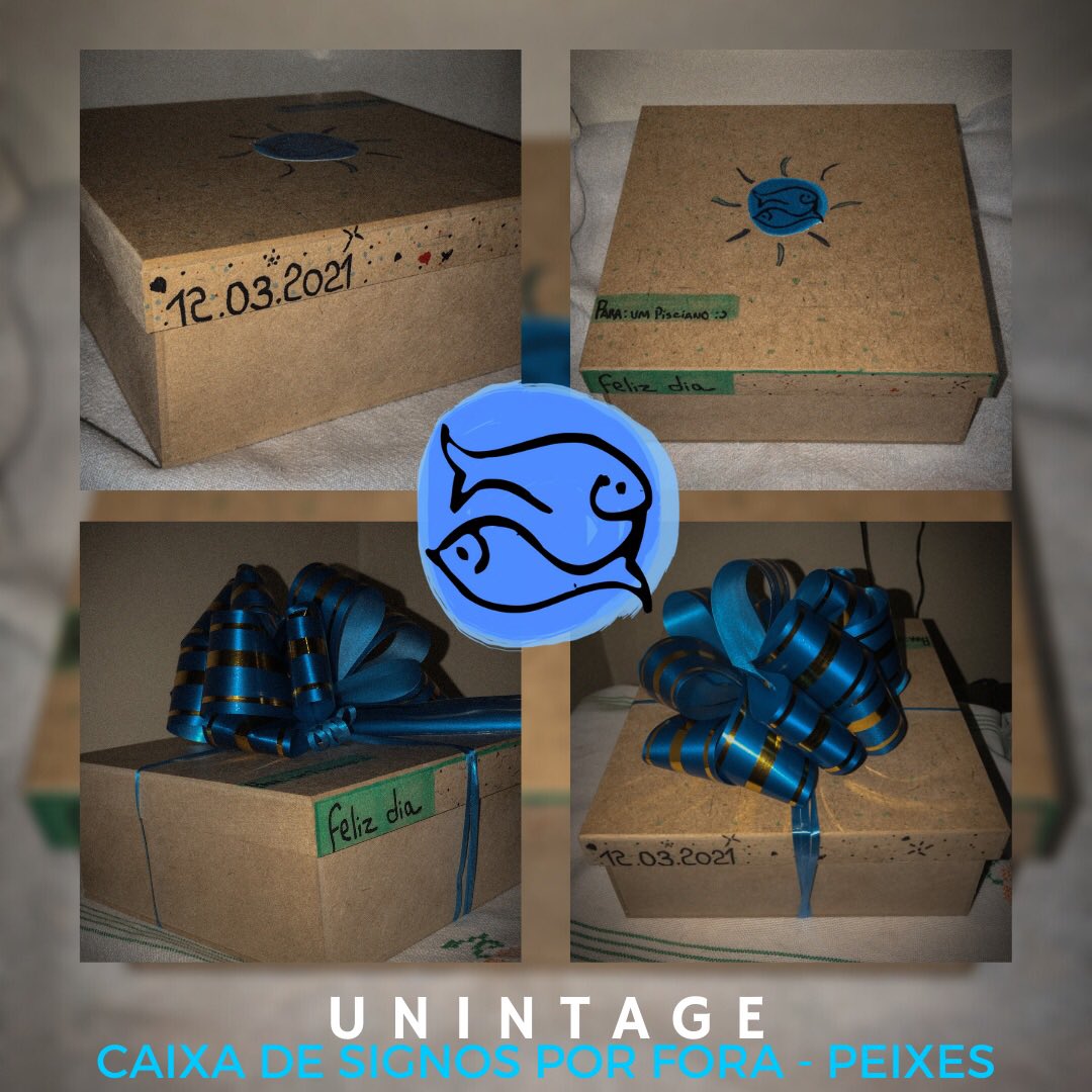 unintage's tweet photo. Olhem nossa Caixa de Signos Unintage. Esta é para o último dia dos piscianos de plantão. Encomende já! Áries - 21/3 a 21/4 

#Unintage #Aries #Peixes #signos #signo #presente #presentes #criatividade https://t.co/Qki93ko6b6
