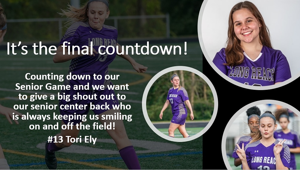 Thanks for always keeping us smiling during your 4 years with the LRHS Girls Varsity ⚽️ program Tori! 

💜Senior Game -Thursday March 25💜