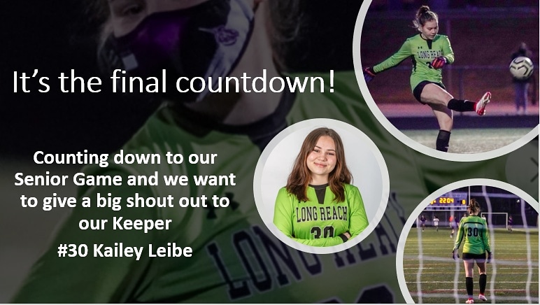 Thanks for an amazing and crazy senior season and 4 years with the LRHS Girls Varsity ⚽️ program Kailey! 

💜Senior Game -Thursday March 25💜