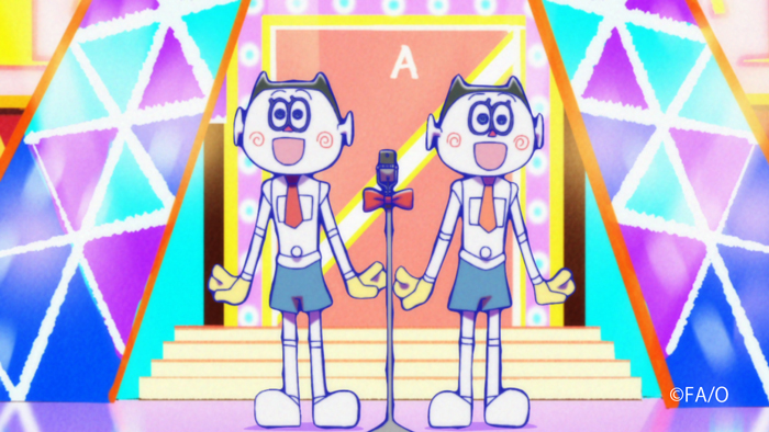 おそ松さん 公式アカウント على تويتر おそ松さん 第3期 第24話 A 1グランプリ ほか 放送まであと2日 A 1グランプリ では オムスビたちの姿も