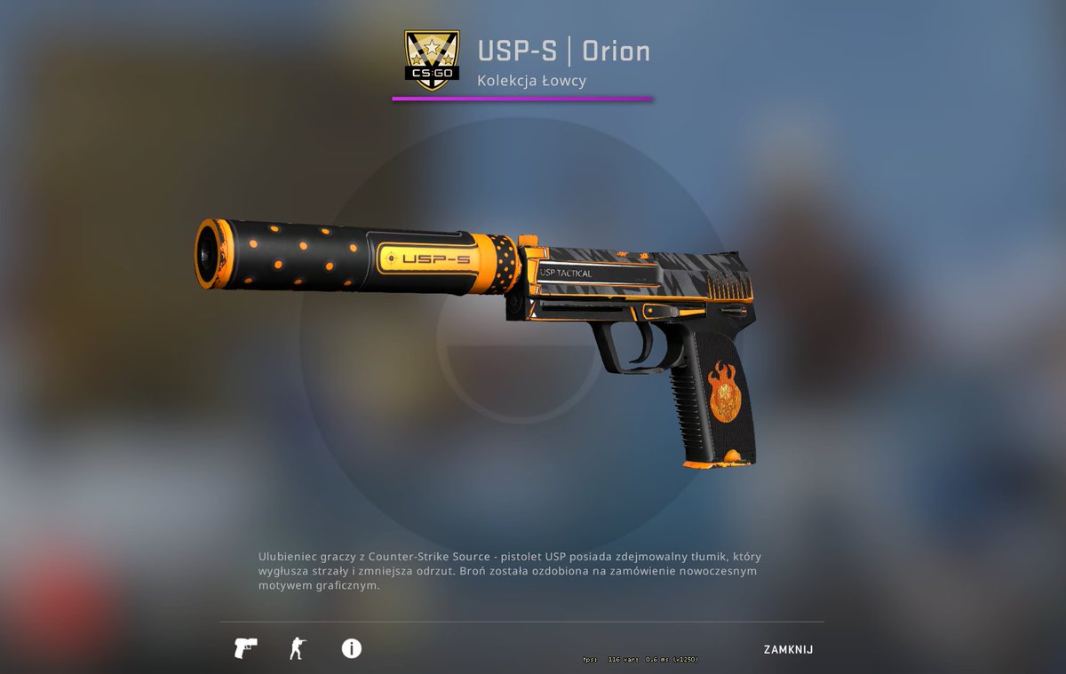 rgLyCS's tweet photo. 🎁$25 USP-S | Orion 🧡

To enter:
✅Retweet &amp; Like,
✅Follow: @rgLyCS, @flurtft,
✅Tag a friend.

🍀Good Luck!
⏰Ends in 48h!

#CSGO #CSGOGiveaway https://t.co/muA5UVUWIT