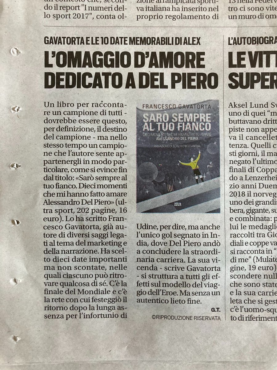 Francesco "Frank" Gavatorta (@fra_gav) on Twitter photo #SaròSempreAlTuoFianco su <a href="/tuttosport/">Tuttosport</a>!
Il mio libro edito da <a href="/UltraEdizioni/">UltraEdizioni</a> su <a href="/delpieroale/">Alessandro Del Piero</a> è disponibile in tutte le librerie e nei maggiori marketplace 👉 amazon.it/sempre-fianco-… #SaròSempreAlTuoFianco su <a href="/tuttosport/">Tuttosport</a>!
Il mio libro edito da <a href="/UltraEdizioni/">UltraEdizioni</a> su <a href="/delpieroale/">Alessandro Del Piero</a> è disponibile in tutte le librerie e nei maggiori marketplace 👉 amazon.it/sempre-fianco-…