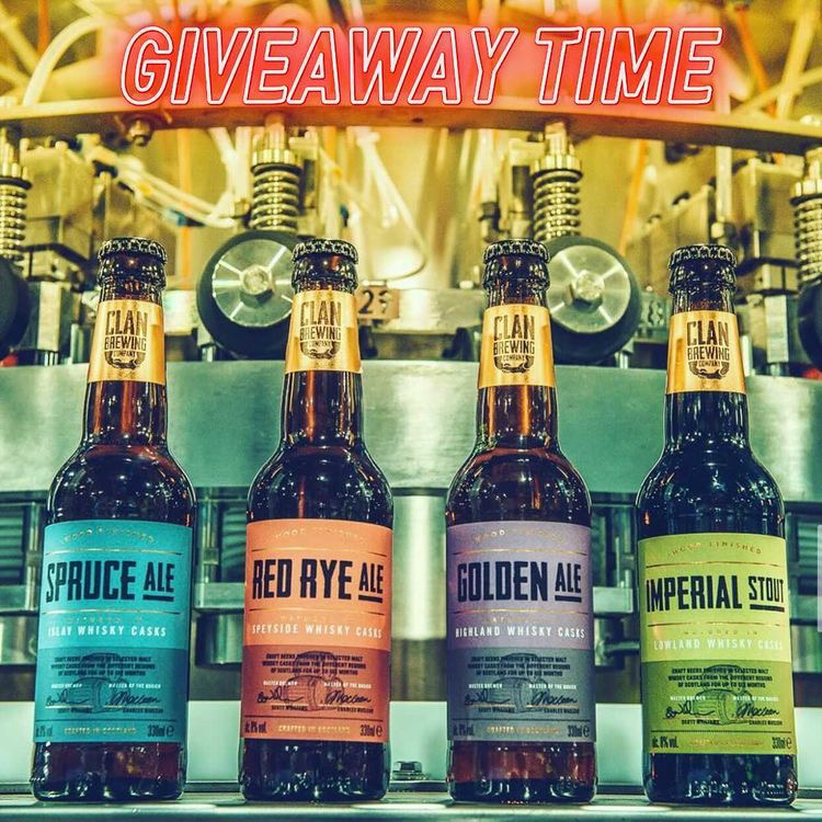 Want to win a box of our whisky beers?Our friends at The Deluxe Journal are giving away a Clan Brewing gift set that includes our Imperial Stout, Golden Ale, Spruce Ale and Red Rye Ale. Check out <a href="/thedeluxej/">The Deluxe Journal</a> on Instagram to enter. Good luck!! 

instagram.com/thedeluxejourn…