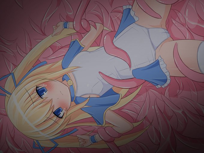 絵383号「ミーファちゃんさん」
スク水欠乏症に陥りそうだったのであのミーファちゃんを描きました。
海洋生物系の魔物討伐依頼を引き受けたミーファちゃんが巣穴の中に引きずり込まれてしまい・・・。 