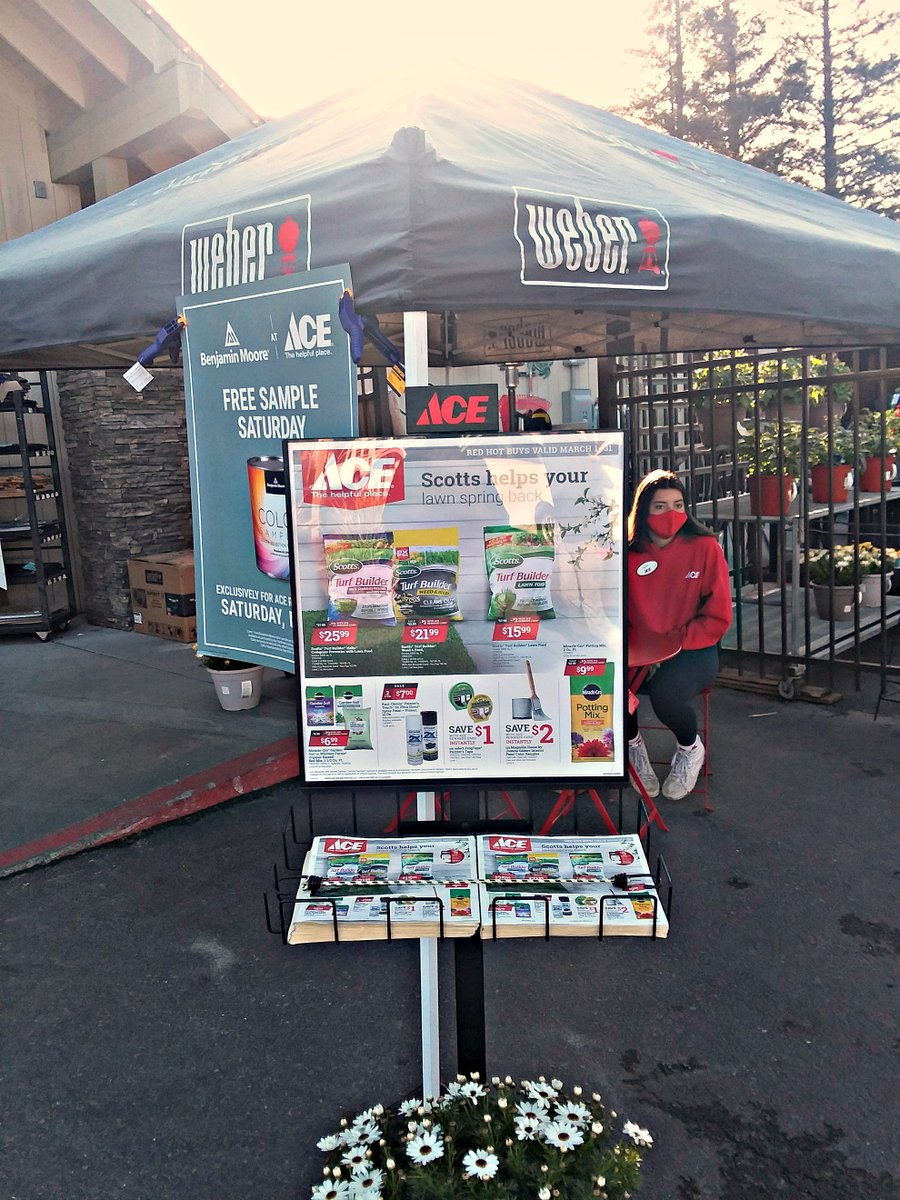 MarinAceHw's tweet image. Who&apos;s ready for #FreeSampleSaturday? We are! Come in early to get your project done today. #MoreThanAHardwareStore #MyLocalAce Benjamin Moore
