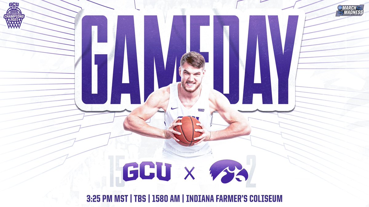 GCU_MBB's tweet photo. The wait is over. 🤘

It’s a @marchmadness GAMEDAY‼️ #LopesUp https://t.co/ksPYrwjQbt