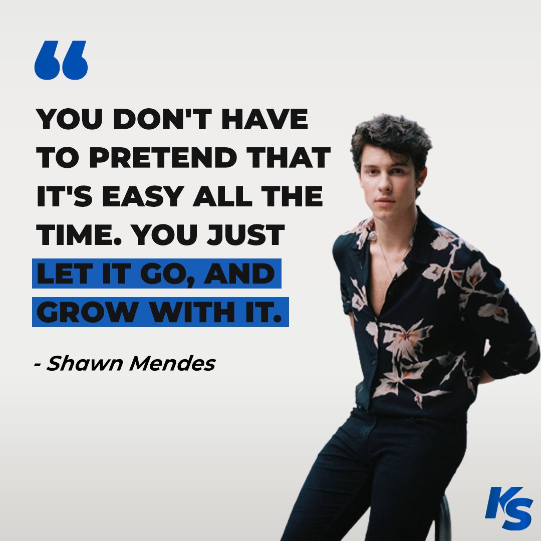 You don't have to pretend that it's easy all the time. You just let it go, and grow with it. -Shawn Mendes
.
.
#shawnmendes #shawnmendesquotes #growwithit #letitgo