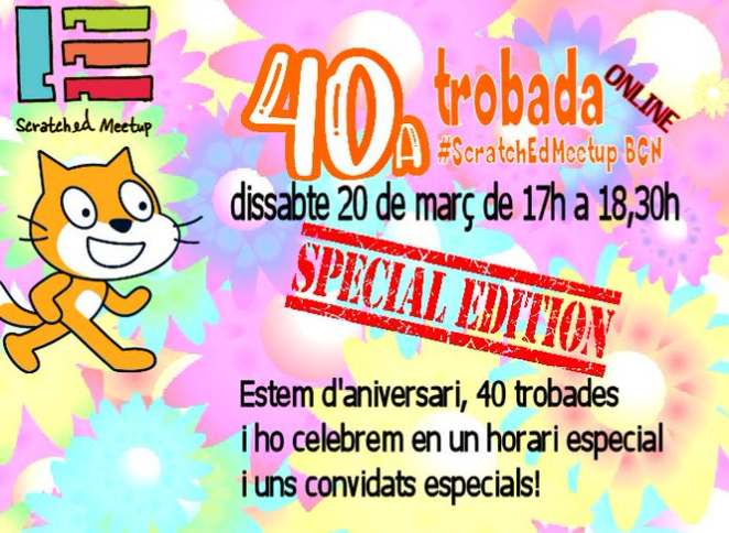 ToniMorenoRey's tweet photo. En marxa la 40a trobada #ScratchMeeTup .
T'animes?
@scratchcatala @ROBOLOT @cesirecat
https://t.co/V1q5hq3Q4w https://t.co/QxJZD6Cbyh