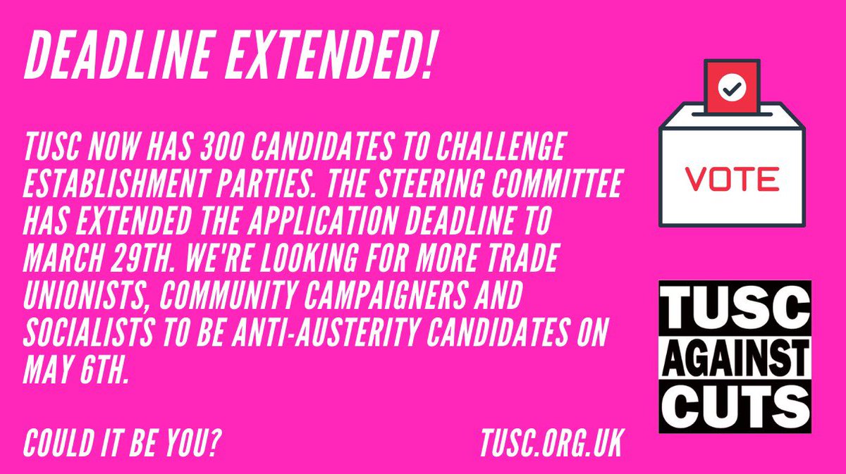 Hackney and Islington TUSC tweet media