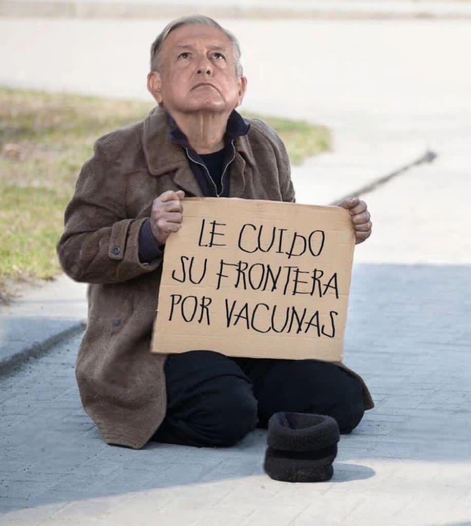 CPMChavos's tweet photo. Limosneando vacunas a cambio de ser perro guardián.
Las "maravillosas gestiones" de Don Viejito se reducen a esto. 👇
#CPM_Chavos https://t.co/G7r4JCeRAp