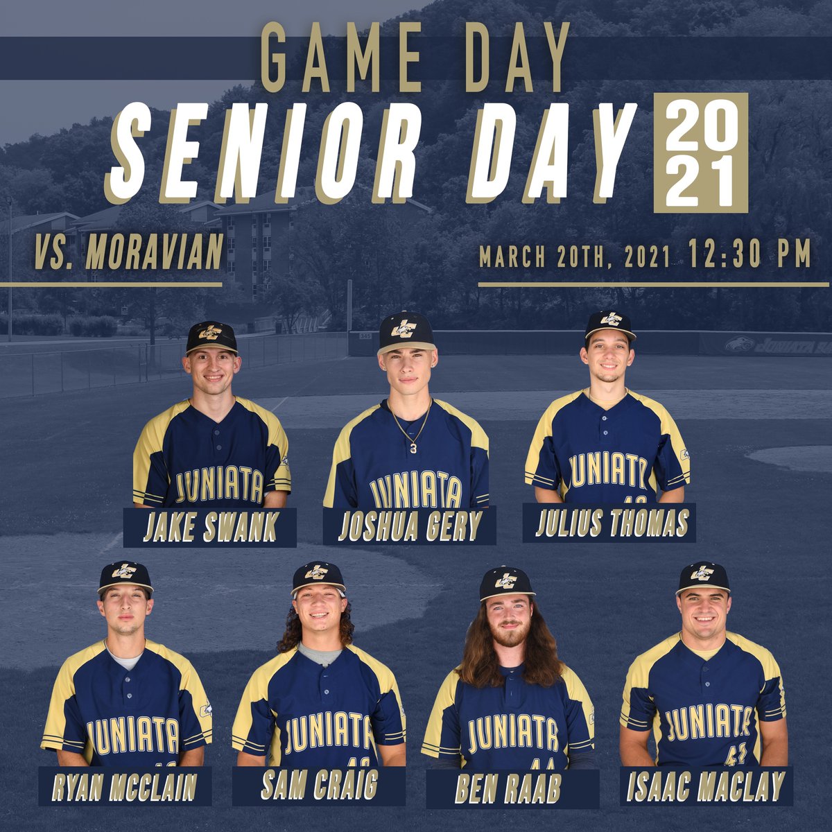 JuniataEagles's tweet photo. Baseball opens up their season celebrating their seniors today against Moravian at 12:30 and 3! #goeagles #jcbb #d3baseball https://t.co/FWo6mV5nzA