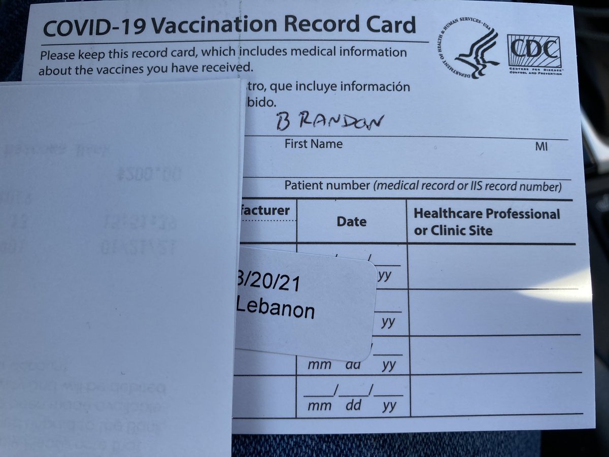 Thrilled to finally get mine! In person teaching all year long 120+ days. 450 students a week. Just relieved I made it to this point! #vaccinated #Physed