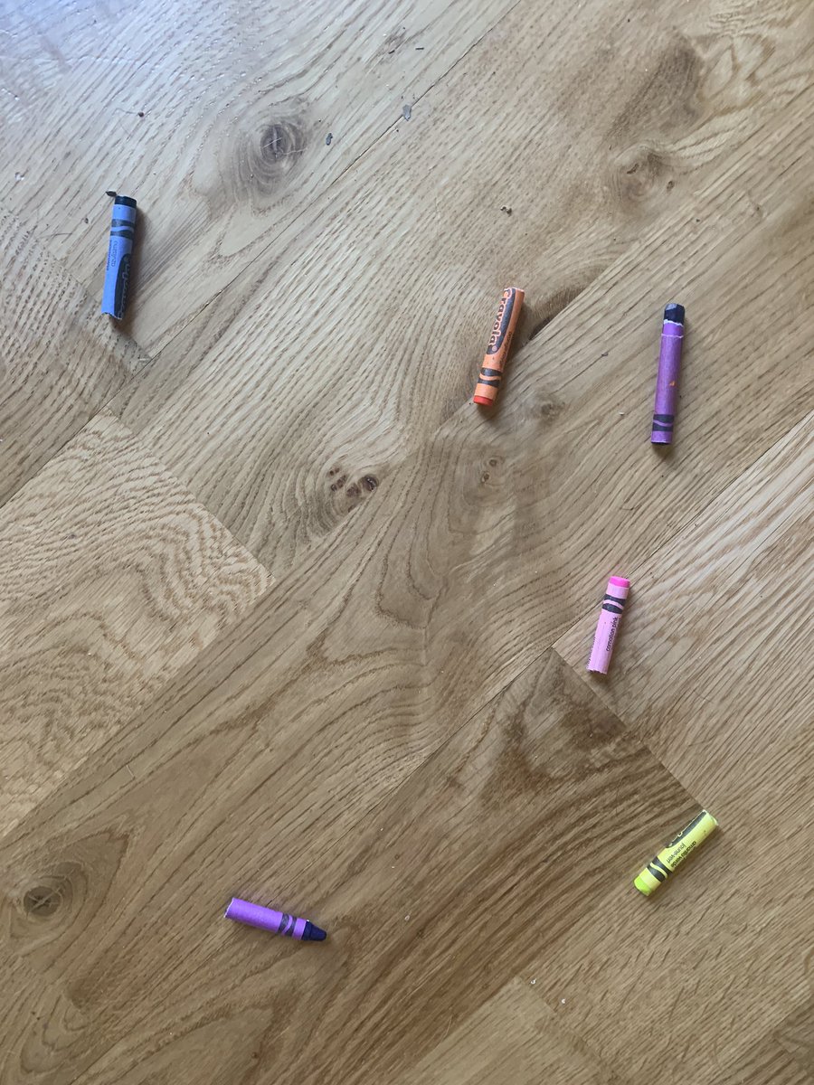 adrianetish's tweet photo. @Crayola if school at home during COVID-19 has taught me anything, it's that I'm desperate for you to put out crayons tethered to the box and wrapped in titanium. Congrats @LEGO_Group you've been bumped for #1 irritating kid items on the floor. https://t.co/YvwncdE5Yv