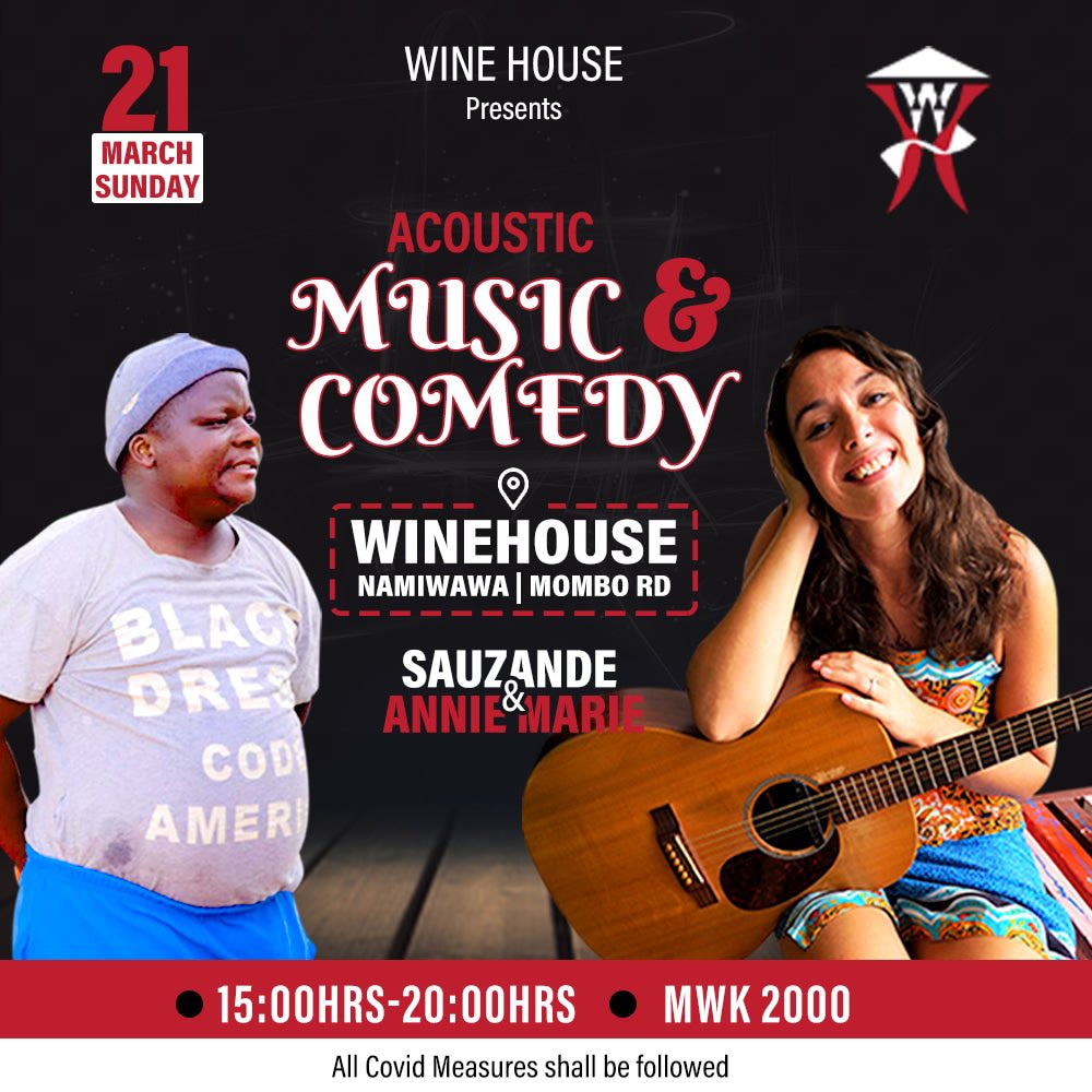 AnnemarieQuinn's tweet photo. Hahaha! Zikomo #SamBandaJr we will definitely be wining 😂👏😉

TOMORROW #music &amp; #comedy at #Winehouse #Namiwawa 3pm 🎶��🇼🎉

[Covid measure will be adhered to]

#livemusic #gig #show #weekend #musician #newspaper #article #blantyre #malawi #africa #singersongwriter #newmusic https://t.co/EgpaBUarIi