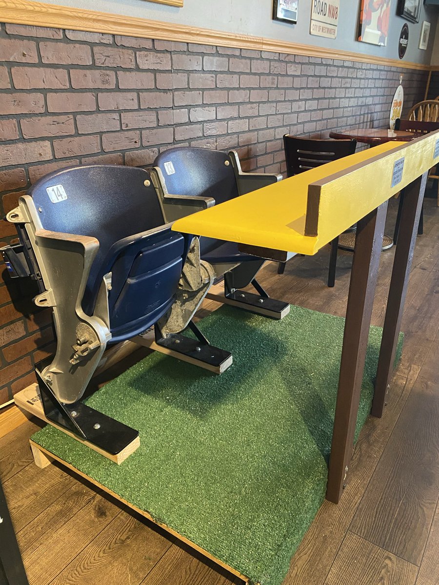 TheDeliStop's tweet photo. Come on in and have a seat! A #QualcommStadium seat! Our dining room &amp; patio are open today! @SanDiegoBeer  @SDBeerNews @SDBeerGuide #TheDeliStop #DStop #Deli #sportsbar #craftbeer #sandiegocraftbeer #beer #ontap #sandwiches  #burgers  #eatlocal @Padres https://t.co/keSiF9Xl6U