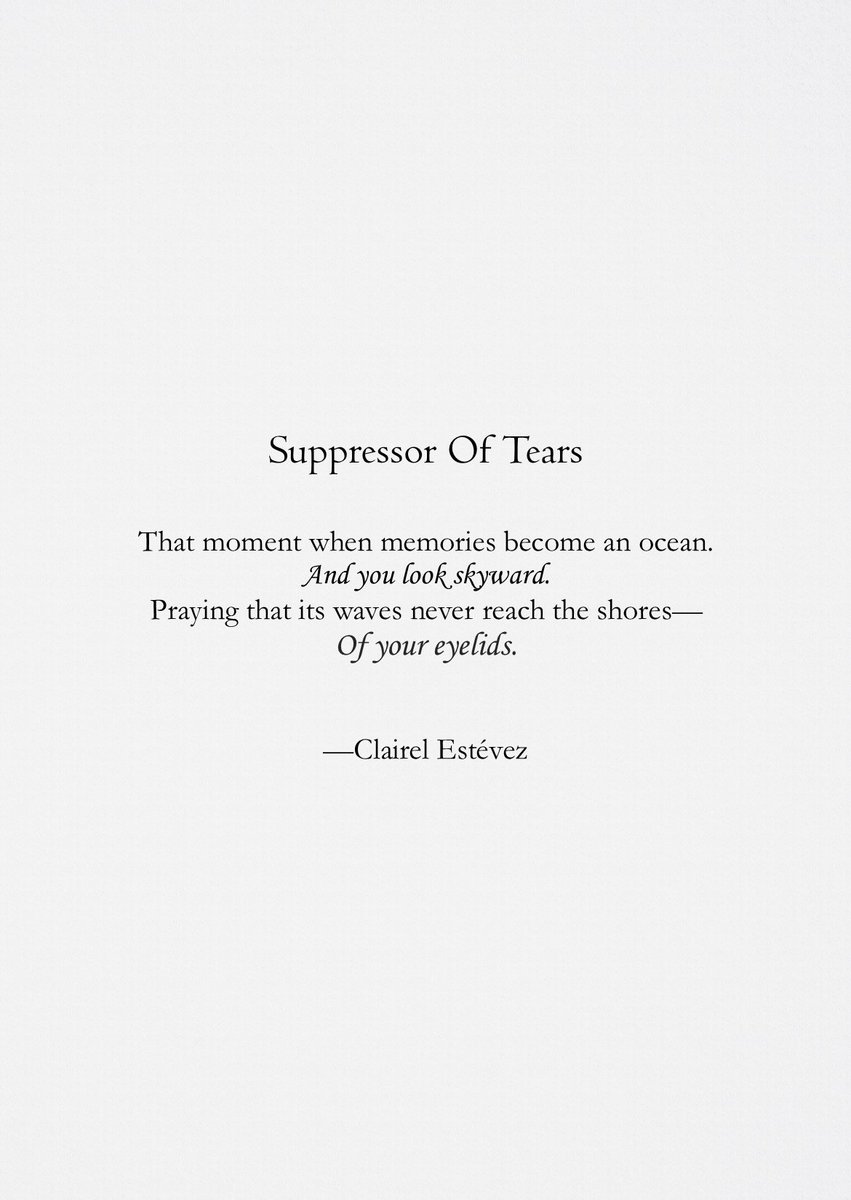 ⊱♡⊰ Suppressor Of Tears ⊱♡⊰
Instagram: instagram.com/clairelestevez/

#poetry #poems #quotes #inspiration #Inspirational #life #sad  #books #words
