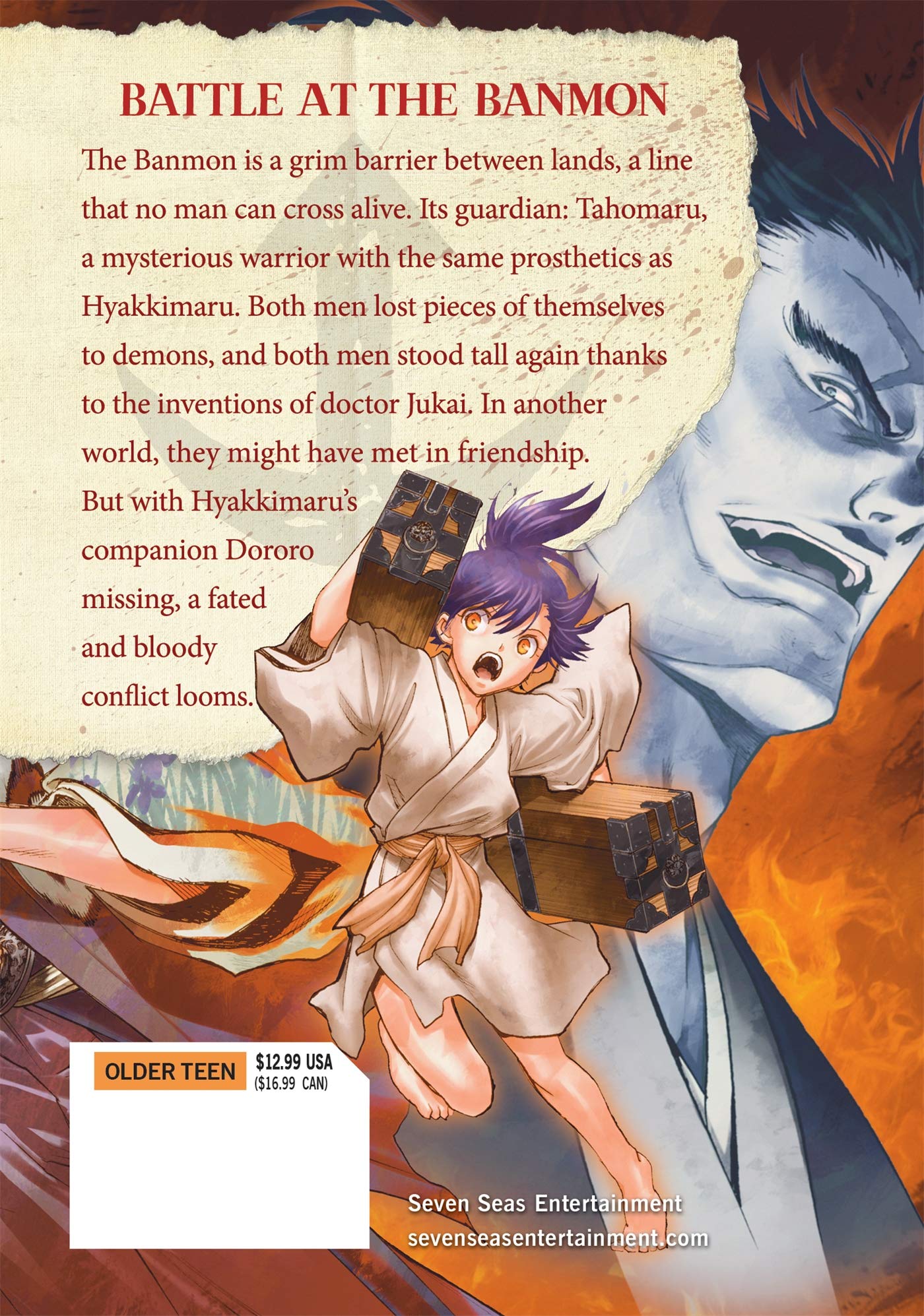 The Legend of Dororo and Hyakkimaru Manga Volume 4