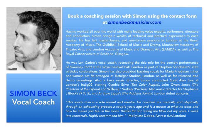 Can I help YOU?

#vocalcoaching

simonbeckmusician.com/singer