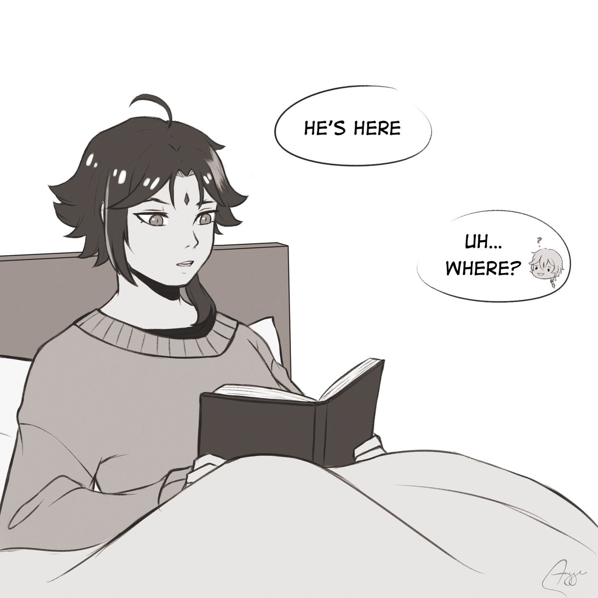 anggeese's tweet photo. Something quick and silly before I go back to the sadder comic hehe

#GenshinImpact #xiaoven https://t.co/otKSMzFVrY